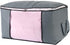 Jumbo Zippered Storage Bag for Closet King Comforter, pillow, quilt, bedding, Clothes, Blanket Organizers with Large Clear Window & Carry Handles Space Saver by combocube