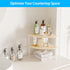 Countertop Set 2 Counter Corner Shelf Organizer - of Corner Shelves for Kitchen Cabinet Organizer, Spice Rack