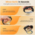 Lesbima Set Garlic Press Rocker with Garlic Peeler & Cleaning Brush,Stainless Steel Garlic Mincer Crusher,Easy Kitchen