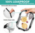 Razab 30 PC Glass Food Storage Containers with Lids, Reusable Airtight Meal Prep Containers for Lunch and Leftovers