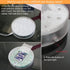 LARDUX 6 Inch Round LED Light Base Display Pedestal Stand for 3D Crystal Cube Glass Art - USB or Battery Powered