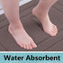 Arotive Memory Foam Bathroom Rug Mat 24x16, Ultra Soft and Absorbent Bath Mat for Bathroom Floor, Brown