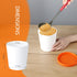 LayYun (4 Pack 1 Ice Cream Containers for Homemade - Quart Each), Reusable PP Plastic Ice Cream Storage Containers