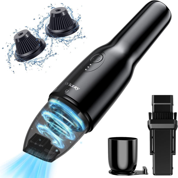 Handheld Vacuum Cordless for Home - 17KPa Portable Fast Charging Mini Vacuum with 2 Filters for Car, Dorm, House, Stairs