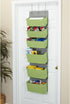 2167-1 Household Essentials Over-the- Over-the-Door Organizer, Green