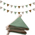 Oudain 2 Pcs Pennant Banner Flags Nursery Garland Triangle Bunting Flags Playroom