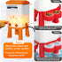 Gribouillage 4 8 (7L-Red) 12L) Heated Chicken Waterer, Thermostatically Controlled Poultry Water Heater for Winter