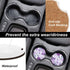 Purple Floral Cup Holders Car Coasters Set, Pretty Design to Keep Cup Holders Clean, Pack of 2
