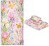 Set Set 3, 1 1 1 ALAZA Chic Iris Purple Flowers and Yellow Butterflies Bath Towel Luxury Decorative of Bath Towel Hand