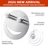 Dlilise Stainless Steel Smiley Face Sponge Daddy Holder, Brushed Silver Sink Caddy Organizer with Suction Cup