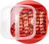 Tookie Microwave Bacon Tray with Splatter Lid, Microwave Bacon Cooker Make Crispy Bacon