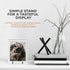 TR-LIFE 3 Inch Plate Stands for Display - 2 Pack Metal Frame Holder Stand for Picture, Decorative Plate, Book, Photo