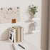 5 Inches 2 Pack, U Shape White Acrylic Wall Shelves Acrylic Small Shelves for Books, Home Dcor, Digital Clock, Speaker