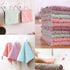 SAOYOAS 32 Pack Kitchen Cloth, Microfiber Dish Towels Washcloths, Super Absorbent Coral Velvet Dishtowels, Premium