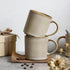 Set 6, 16 oz Set, MONITO Coffee Mugs of Mugs Ceramic Coffee Cups with Large Handles, Suitable for Lattes, Hot tea
