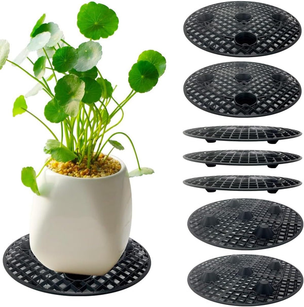 Zeromall 8PCs Plant Risers for Pots Indoor, Plant Stands, Pack Plant Elevator for