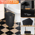 2.65Gallon/10 75 Kitchens(2 Pack) Liter Push-StyleTrash Can with Trash Bags. Combines pet-Proof, Odor-Proof, and Quiet