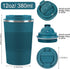 6 12 oz Foaincore Pcs Travel Coffee Mug with Lid Leakproof Coffee Tumbler Bulk Insulated Cup Stainless Steel Mug