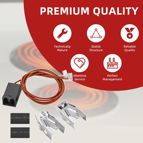 Terminal Block Kit WB17T10006, Range Surface Burner Plug Connector Replacement Kit by AMI PARTS