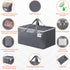 BlissTotes Large Moving Boxes with Zippers & Handles, Heavy Duty Totes for Storage Bags, 76L, 2 Pack