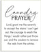 Stupell Industries Laundry Prayer Wall Plaque, Faith Based Sentiment Home Cleaning Parody, 13 x 19, Black