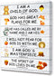 LISTNGBO Bible Verses Wall Decor for Kids,I Am Child Of God Scripture Wall