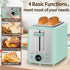 SEEDEEM 2 Slice Toaster with LCD Display, 7 Shade Settings, 1.4'' Extra Wide Slots, Cancel, Bagel, Defrost Functions,
