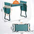 2 1 Set HomGarden Upgraded Folding Garden Kneeler Seat Bench Stool w/Thicken & Widen Soft Kneeling Pad, Portable Heavy