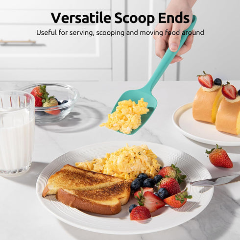 U-Taste Silicone Baking Spatula Set, 600ºF High Heat Resistant Food Grade Flexible Rubber Kitchen Cooking Utensils