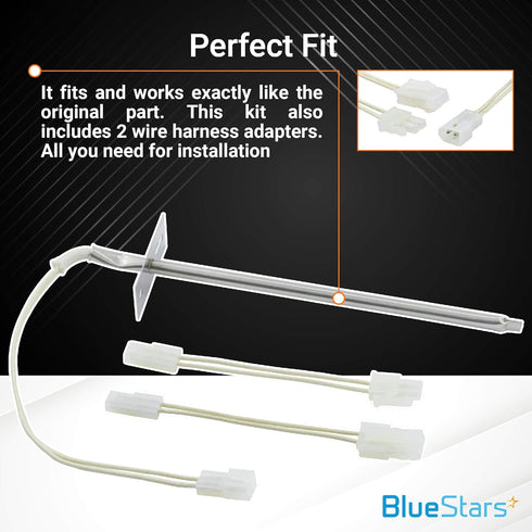 BlueStars 12001656 Oven Temperature Sensor Part - Compatible with Whirlpool Kenmore Ovens