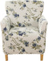 CRFATOP Printed Stretch Chair Slipcovers with Arms for Living Room 1 Piece