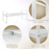 taiheis Organizer,2Pack 8.1" 16.5~27.1" Hole Pattern Expandable Shelf Wide Easy to Assemble Cabinet Organizer Shelf