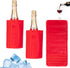 Gel Wine Bottle Cooler Sleeve - Freestanding Carrier for Red, White Wine
