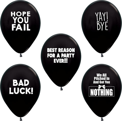 ROFLmart 42 Funny Coworker Going Away Last Day Office Party Decorations Balloons