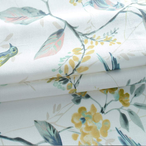 VOGOL Bird Pattern Kitchen Valances - Window Valance Curtains for Living Room Bathroom, 52 Inch Wide by 18 Inch Long