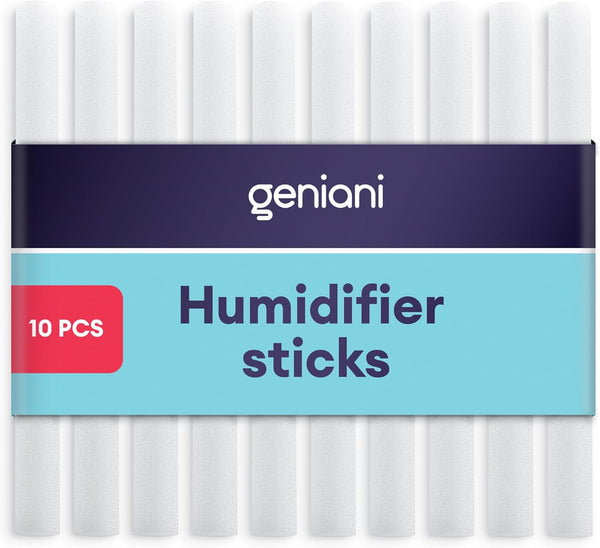 GENIANI Humidifiers Cotton Sticks Filter Replacement, 10 PCS for USB Mini Humidifiers at Home