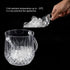 Zerodis 1.8L Plastic Ice Bucket, Transparent Acrylic with Carry Handle for Parties