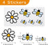 4 Pieces Honey Bee Centerpieces with Sunflower Stickers, Honeycomb Decorations for Bee Day Gender Reveal Birthday Party