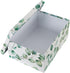Soul & Lane Decorative Cardboard Boxes for Home Décor - Eucalyptus Leaves - Set of 3 Nesting Boxes with Lids for
