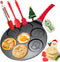 Egg Pan Omelette Maker, Nonstick Pancake Skillet for Breakfast, Cookies, Burgers