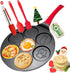 Egg Pan Omelette Maker, Nonstick Pancake Skillet for Breakfast, Cookies, Burgers