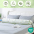 55" Full Body Pillow for Adults & Pregnancy - Extra Long Round Cylinder Pillow for Side Sleepers, Adjustable Firmness