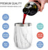 CHILLOUT LIFE 12 oz Stainless Steel Tumbler with Lid, Double Wall Vacuum Insulated Travel Cup