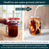 Original Coffee & Tea Maker, Portable Stainless Steel Micro French Press for Hot, Iced & Cold Brew