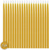 Hyoola 25 Pack Beeswax Taper Candles, Handmade, All Natural, 100% Pure Scented Bee Wax Candle, 9” Tall, Golden Yellow