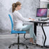 Armless Home Office Mesh Ergonomic Executive Chair Adjustable Mid Back Chair for Women Small Modern Swivel Rolling Desk