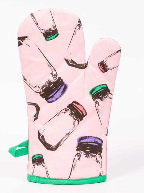 Blue Q Oven Mitt, Bitch I Am The Secret Ingredient, Super-Insulated Quilting, 100% Cotton, Natural-Fitting Shape