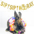 Gold Glitter Sip Sip Hooray Banner, Engagement Party Banner, Bachelorette Party Decorations for Sip Sip Hooray Party