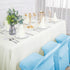 Ascoza 6 Pack Blue Mist Spandex Folding Chair Covers in Stretch Washable Fabric for Wedding, Party,Holidays,Celebration