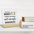 Bookshelf Acrylic Decor Desk Gifts for Reading Enthusiasts, Too Many Books Not Enough Bookshelves, Inspirational Gifts